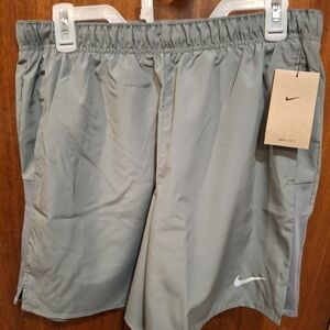 NEW Nike Dri-FIT Challenger Brief-Lined Versatile Shorts MEDIUM Grey